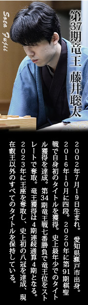 藤井聡太竜王プロフィール